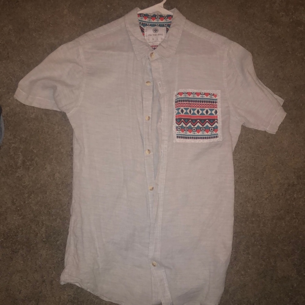Men’s small button up shirt